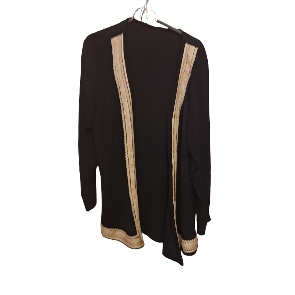 Spencer Alexis Long Open Sweater Style Blazer Vintage Y2K Ladies Size 12